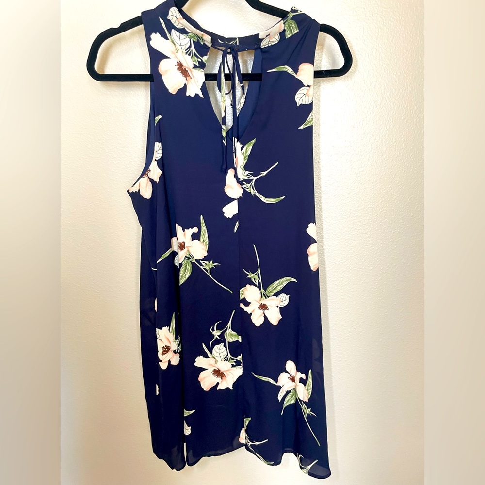 Super cute Beachy navy and floral dress